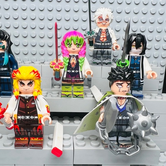 Demon Slayer Hashira Custom Minifigures Lot of 9 - Picture 7 of 8